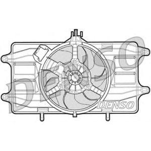 вентилатор, охлаждане на двигателя DENSO DER09021 