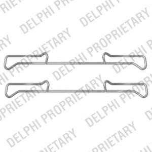 комплект принадлежности, дискови накладки DELPHI LX0436 