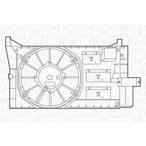 вентилатор, охлаждане на двигателя MAGNETI MARELLI 069422043010 