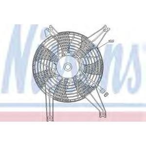 вентилатор, конденсатор на климатизатора NISSENS 85383 