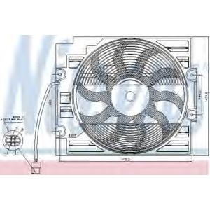 вентилатор, конденсатор на климатизатора NISSENS 85421 
