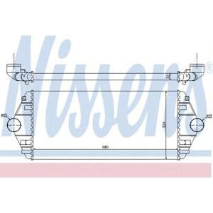 интеркулер (охладител за въздуха на турбината) NISSENS 96849 