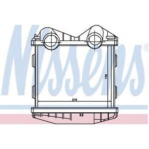 интеркулер (охладител за въздуха на турбината) NISSENS 96893 