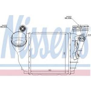 интеркулер (охладител за въздуха на турбината) NISSENS 96679 