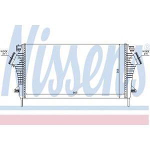 интеркулер (охладител за въздуха на турбината) NISSENS 96554 