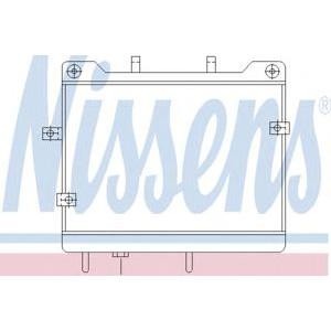 маслен радиатор, двигателно масло NISSENS 90600 