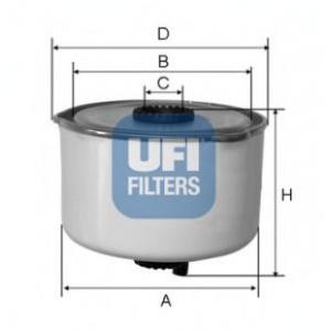 горивен филтър UFI 24.454.00 
