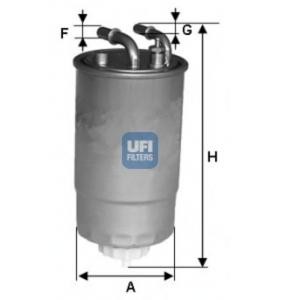 горивен филтър UFI 24.ONE.02 
