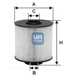 горивен филтър UFI 26.017.00 