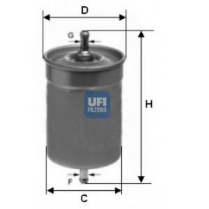 горивен филтър UFI 31.500.00 