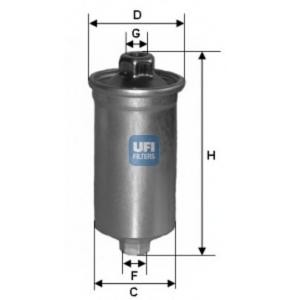 горивен филтър UFI 31.699.00 