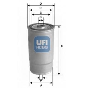 горивен филтър UFI 24.379.01 