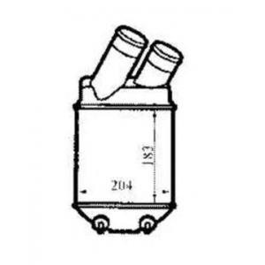интеркулер (охладител за въздуха на турбината) NRF 30832 