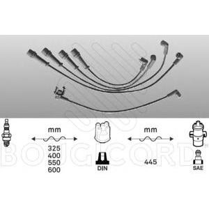 кабели за свещи - комплект запалителни кабели BOUGICORD 4486 