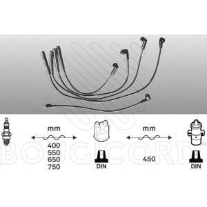 кабели за свещи - комплект запалителни кабели BOUGICORD 7135 