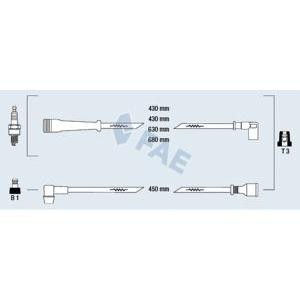 кабели за свещи - комплект запалителни кабели FAE 85220 