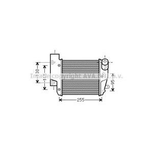 интеркулер (охладител за въздуха на турбината) AVA QUALITY COOLING AI4304 