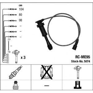 кабели за свещи - комплект запалителни кабели NGK 5074 