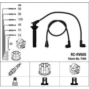 кабели за свещи - комплект запалителни кабели NGK 7384 