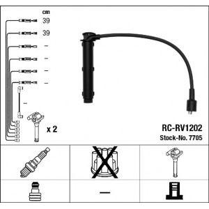 кабели за свещи - комплект запалителни кабели NGK 7705 