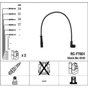 кабели за свещи - комплект запалителни кабели NGK 8192 