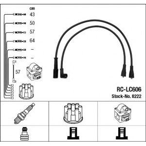 кабели за свещи - комплект запалителни кабели NGK 8222 