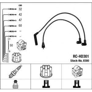 кабели за свещи - комплект запалителни кабели NGK 8300 