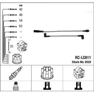 кабели за свещи - комплект запалителни кабели NGK 8529 