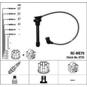 кабели за свещи - комплект запалителни кабели NGK 8735 