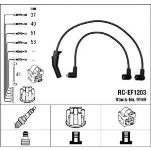 кабели за свещи - комплект запалителни кабели NGK 9169 