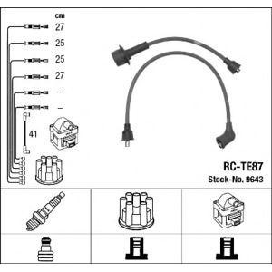 кабели за свещи - комплект запалителни кабели NGK 9643 
