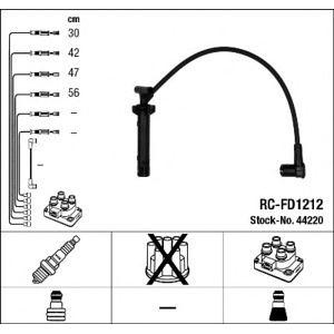 кабели за свещи - комплект запалителни кабели NGK 44220 