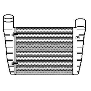 интеркулер (охладител за въздуха на турбината) JDEUS 801M22A 