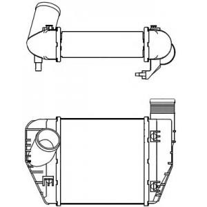 интеркулер (охладител за въздуха на турбината) JDEUS 801M39A 