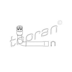маркуч на радиатора TOPRAN 111 975 