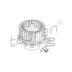 електромотор, вентилатор вътрешно пространство TOPRAN 107 380 