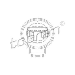 съпротивление, вентилатор за вътрешно пространство TOPRAN 111 024 