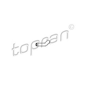маркуч на радиатора TOPRAN 205 709 