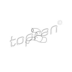 маркуч на радиатора TOPRAN 206 658 