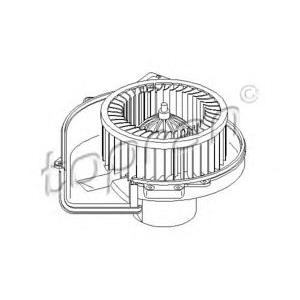 електромотор, вентилатор вътрешно пространство TOPRAN 111 981 