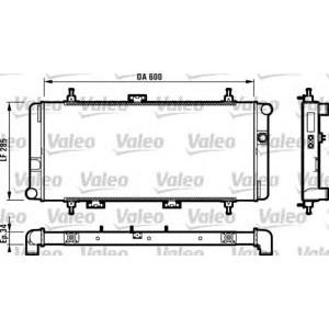 воден радиатор VALEO 730595 