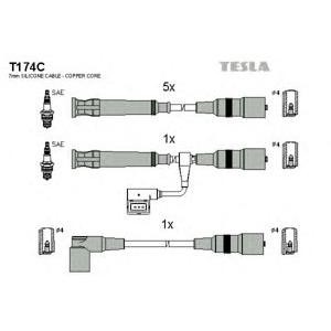 кабели за свещи - комплект запалителни кабели TESLA T174C 
