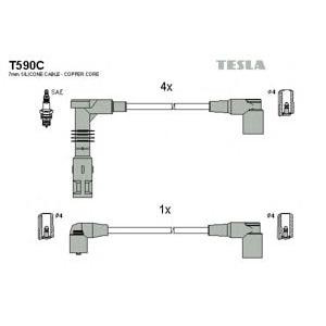 кабели за свещи - комплект запалителни кабели TESLA T590C 
