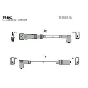 кабели за свещи - комплект запалителни кабели TESLA T649C 
