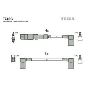 кабели за свещи - комплект запалителни кабели TESLA T740C 