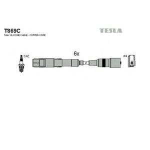кабели за свещи - комплект запалителни кабели TESLA T869C 