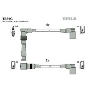 кабели за свещи - комплект запалителни кабели TESLA T881C 