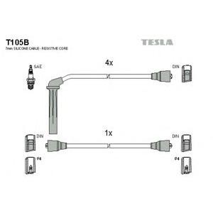 кабели за свещи - комплект запалителни кабели TESLA T105B 