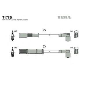 кабели за свещи - комплект запалителни кабели TESLA T178B 