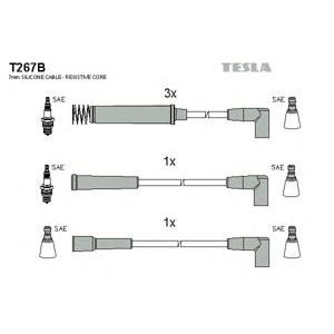 кабели за свещи - комплект запалителни кабели TESLA T267B 